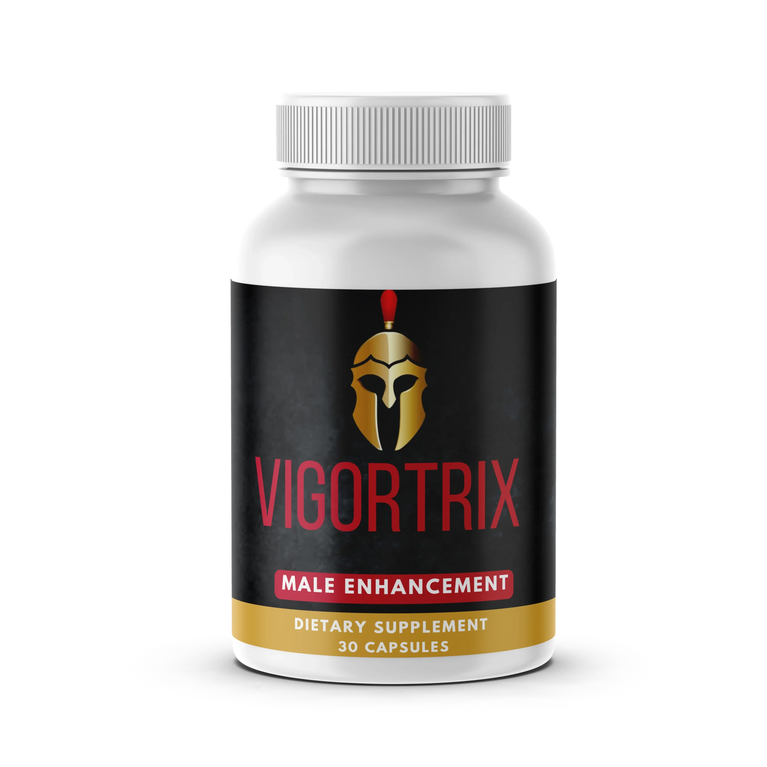 Vigortrix bottle centered in ingredient circle